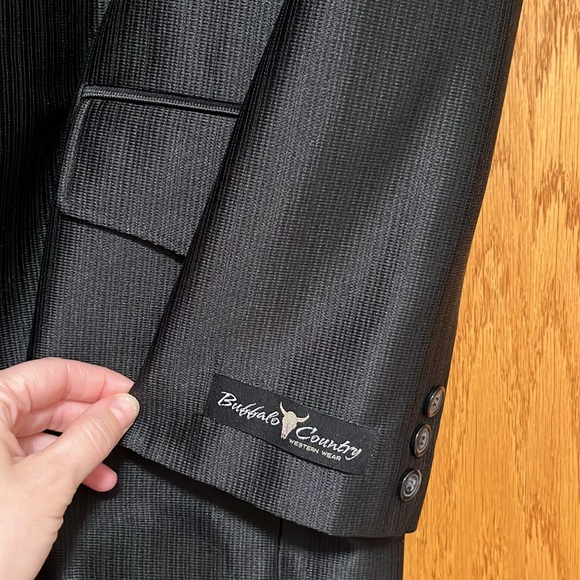 Buffalo Country Western Wear black blazer 44R - Picture 3 of 6